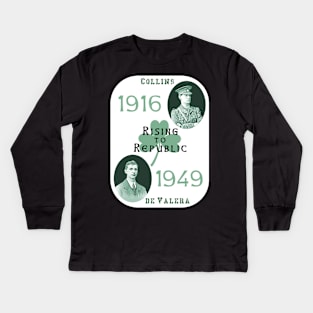 Rising to Republic: for a United Ireland #5 Kids Long Sleeve T-Shirt